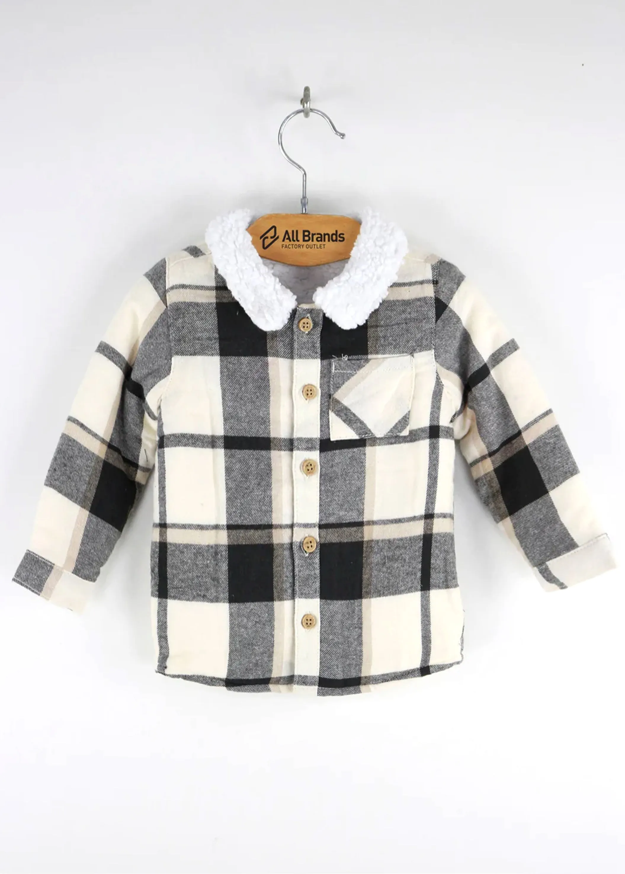 Kids Boy's Plaid Button-Up Shirt,Multi