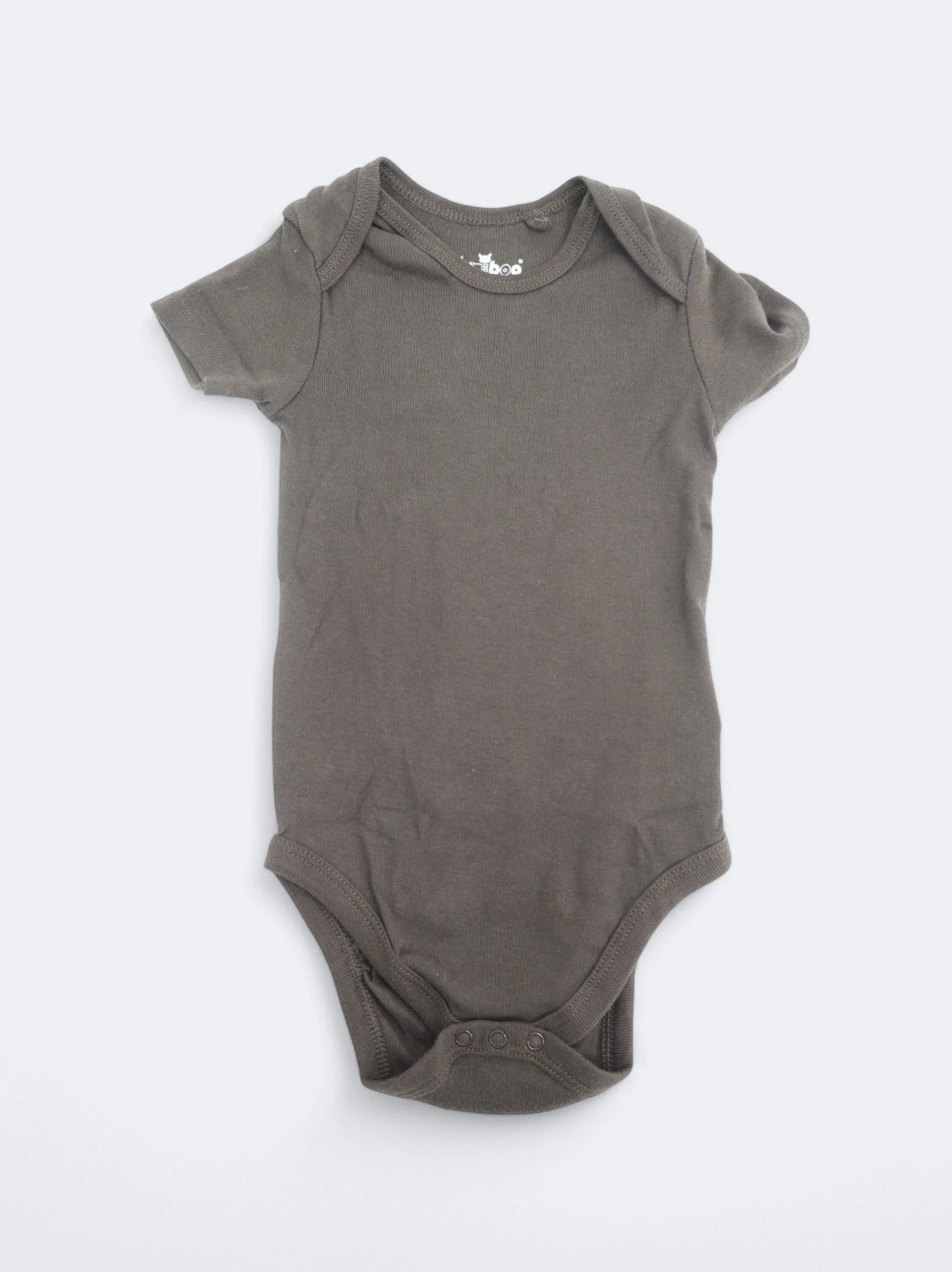 Kid's Boy's Plain Bodysuit,Dark Olive