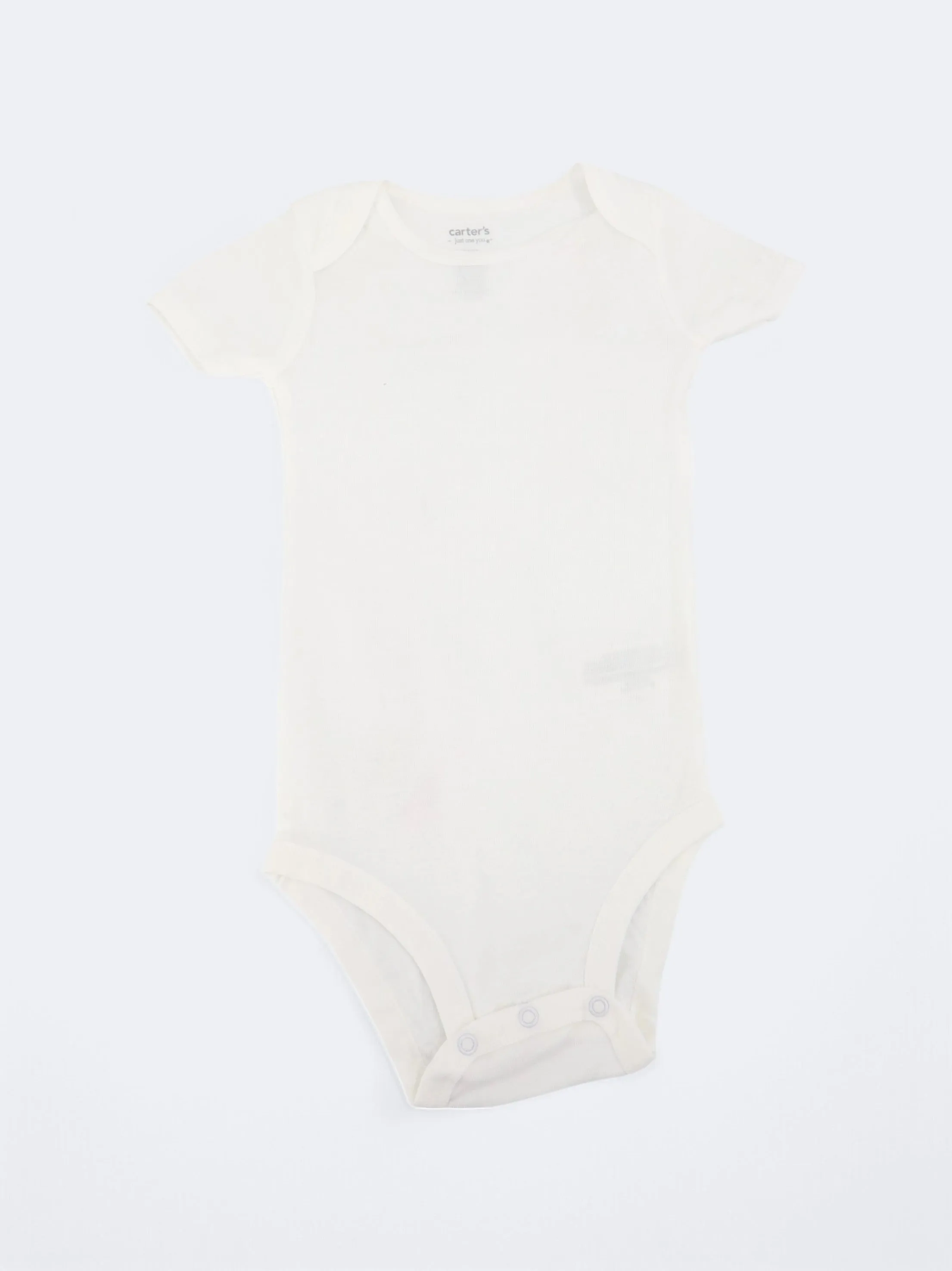 Kids Boy's Plain Bodysuit,White