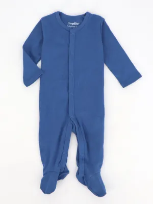 Kids Boy's Plain Jumpsuit,Blue