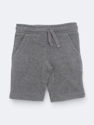 Kid's Boy's Plain Shorts,Grey