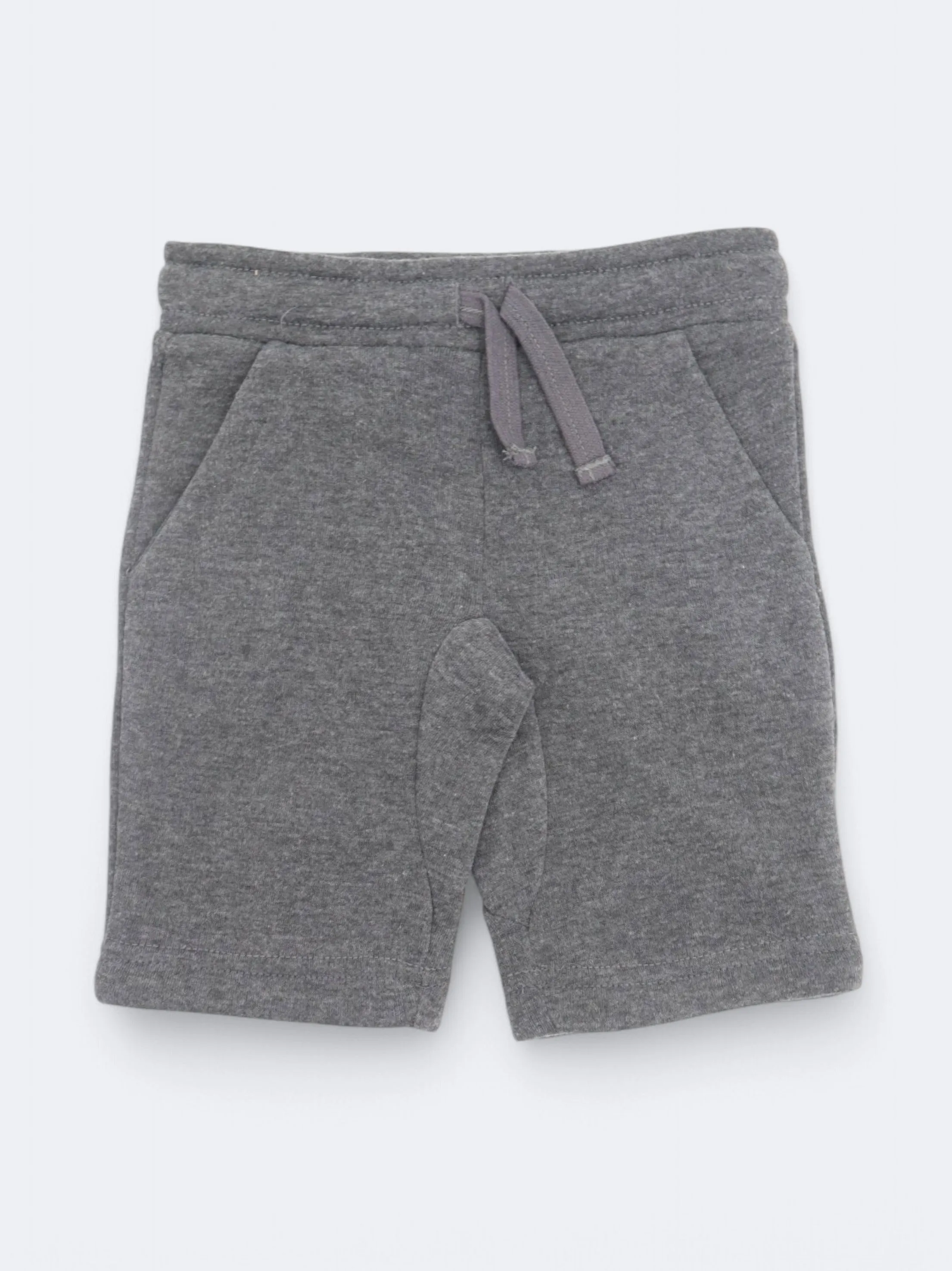 Kid's Boy's Plain Shorts,Grey