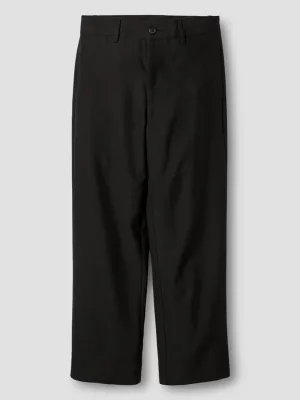 Kids Boy's Plain Suit Pants,Black