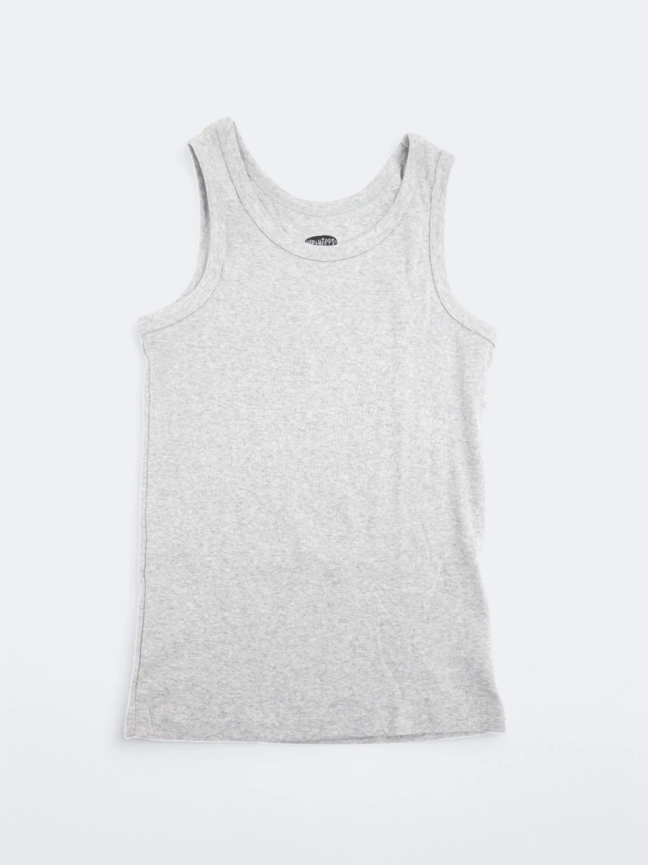 Kid's Boy's Plain Tank Top,Light-Grey