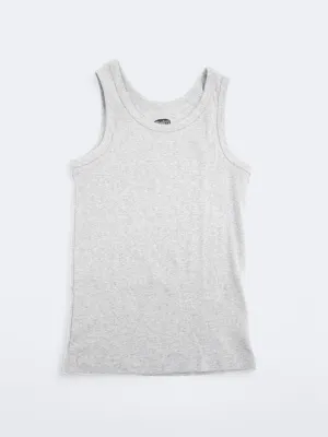 Kid's Boy's Plain Tank Top,Light-Grey