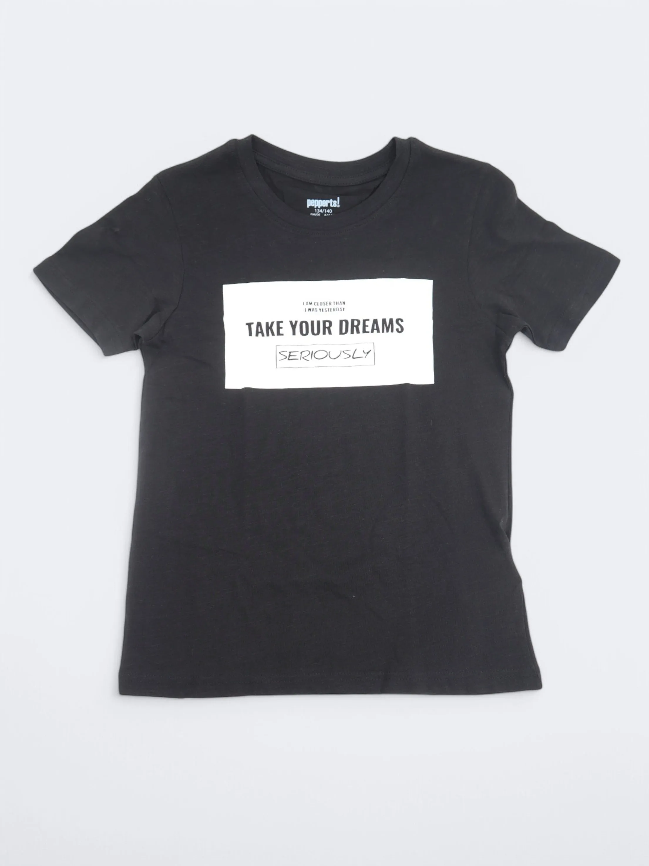 Kid's Boy's Printed T-Shirt,Black