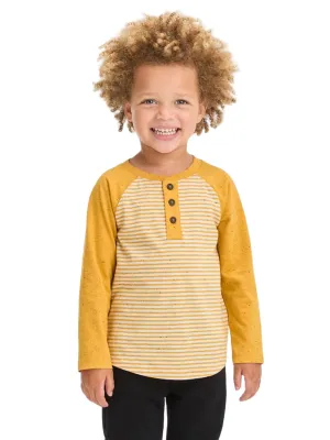 Kids Boy's Striped Top,Yellow