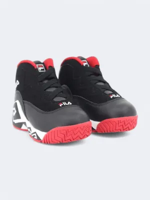 Kids Boy's Textured Basketball Shoes,Black