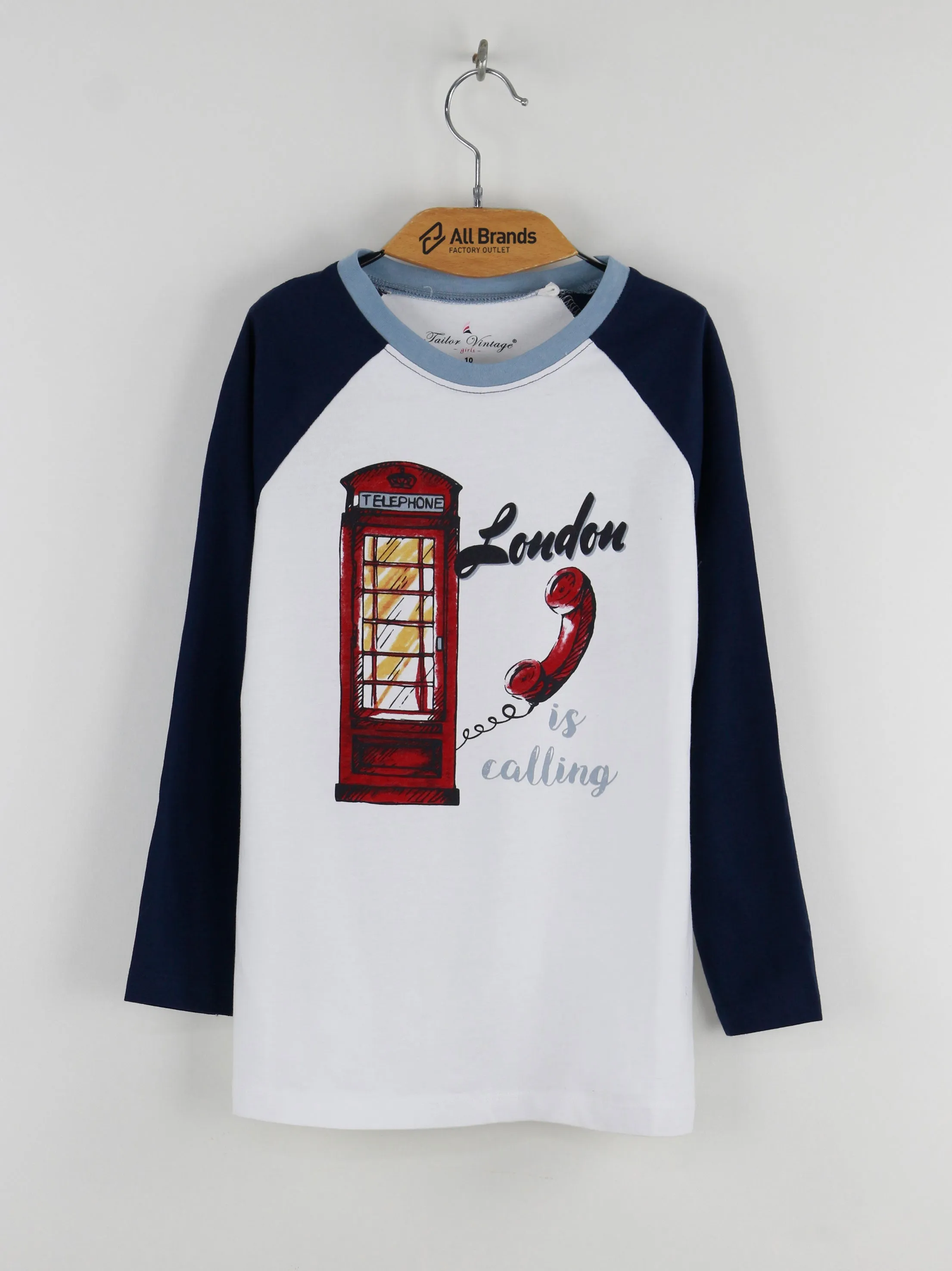 Kids Girl Graphic Print Casual Top,White