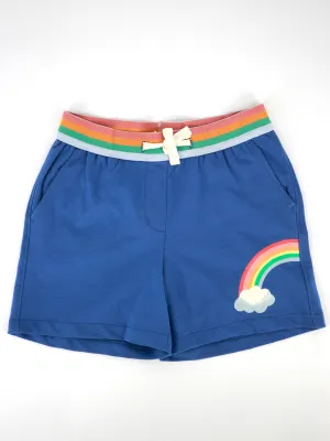 Kids Girl Graphic Printed Short,Blue
