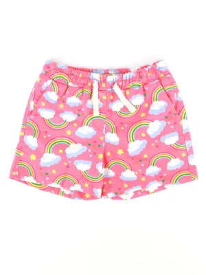 Kids Girl Graphic Printed Short,Multi