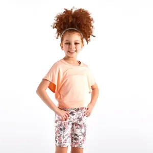 Kids Girl Sleeveless Sort Top,Coral