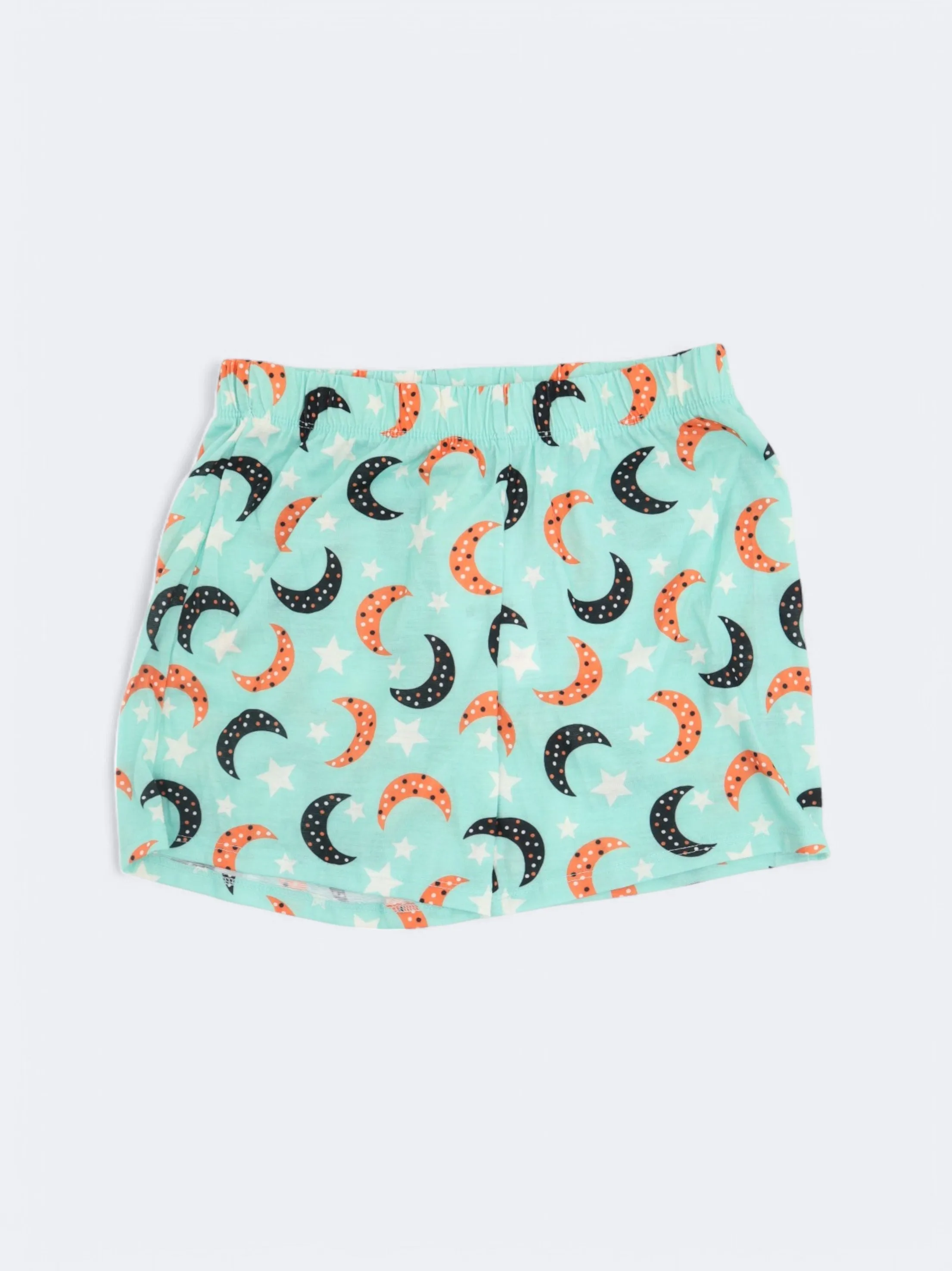 Kid's Girl's Graphic Printed Short,Aqua