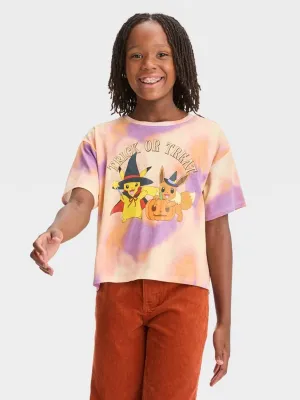 Kids Girl's Graphic Printed T-Shirt,Multi