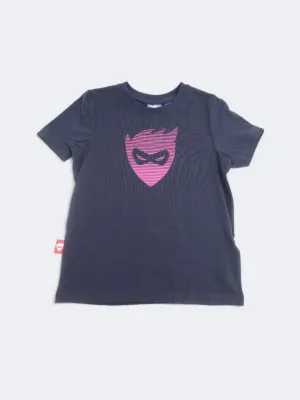 Kid's Girl's Graphic Printed T-Shirt,Navy