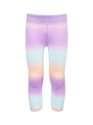 Kids Girl's Ombre Striped Legging,Multi