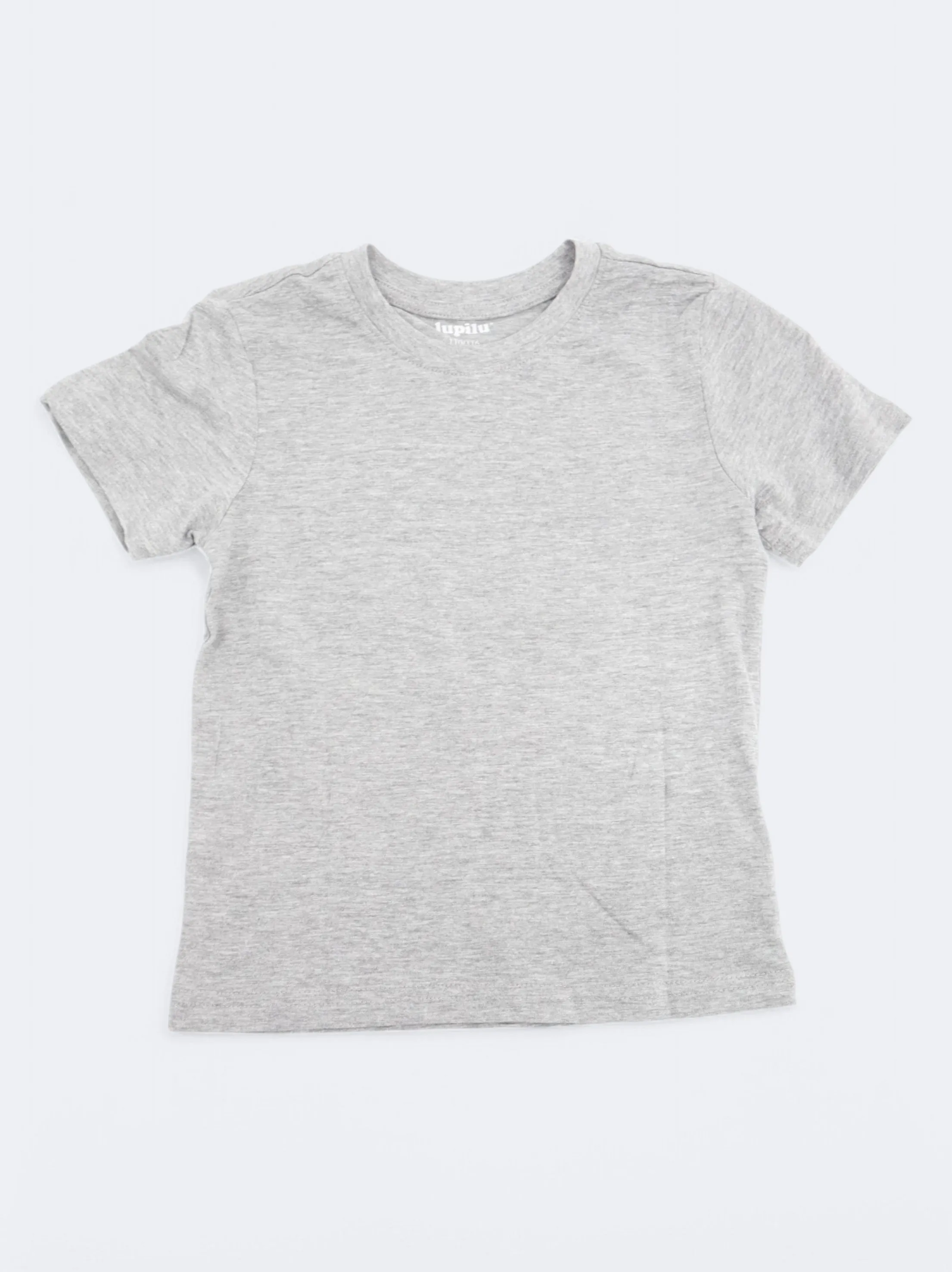 Kid's Girl's Plain Casual Top,Light Grey