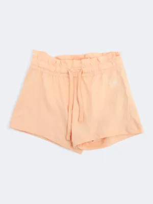 Kid's Girl's Plain Shorts,Coral
