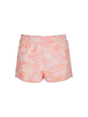 Kid's Girl's Printed Short,Light Coral