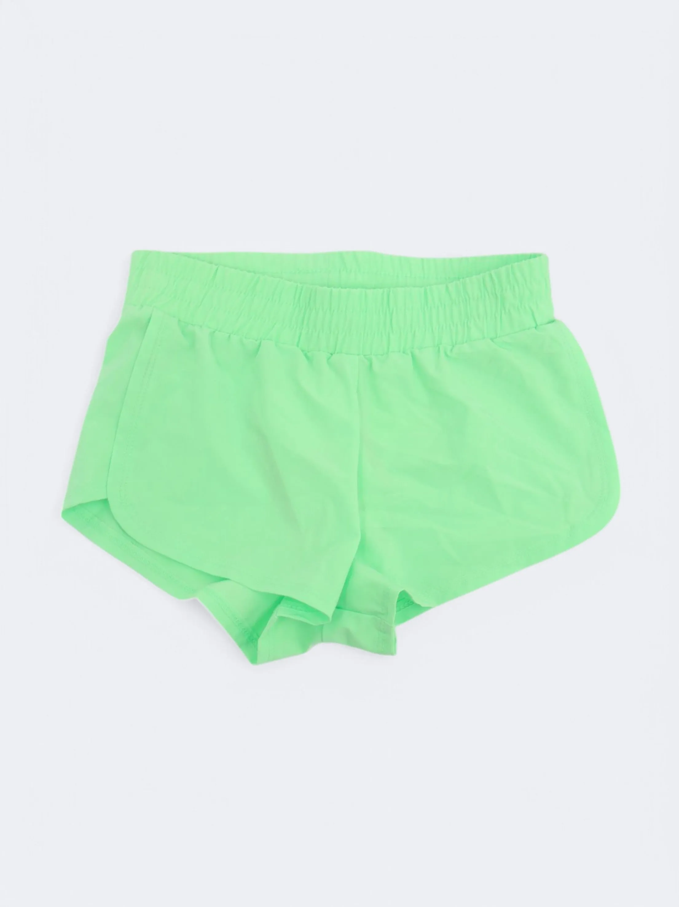 Kid's Girl's Printed Short,Light Green