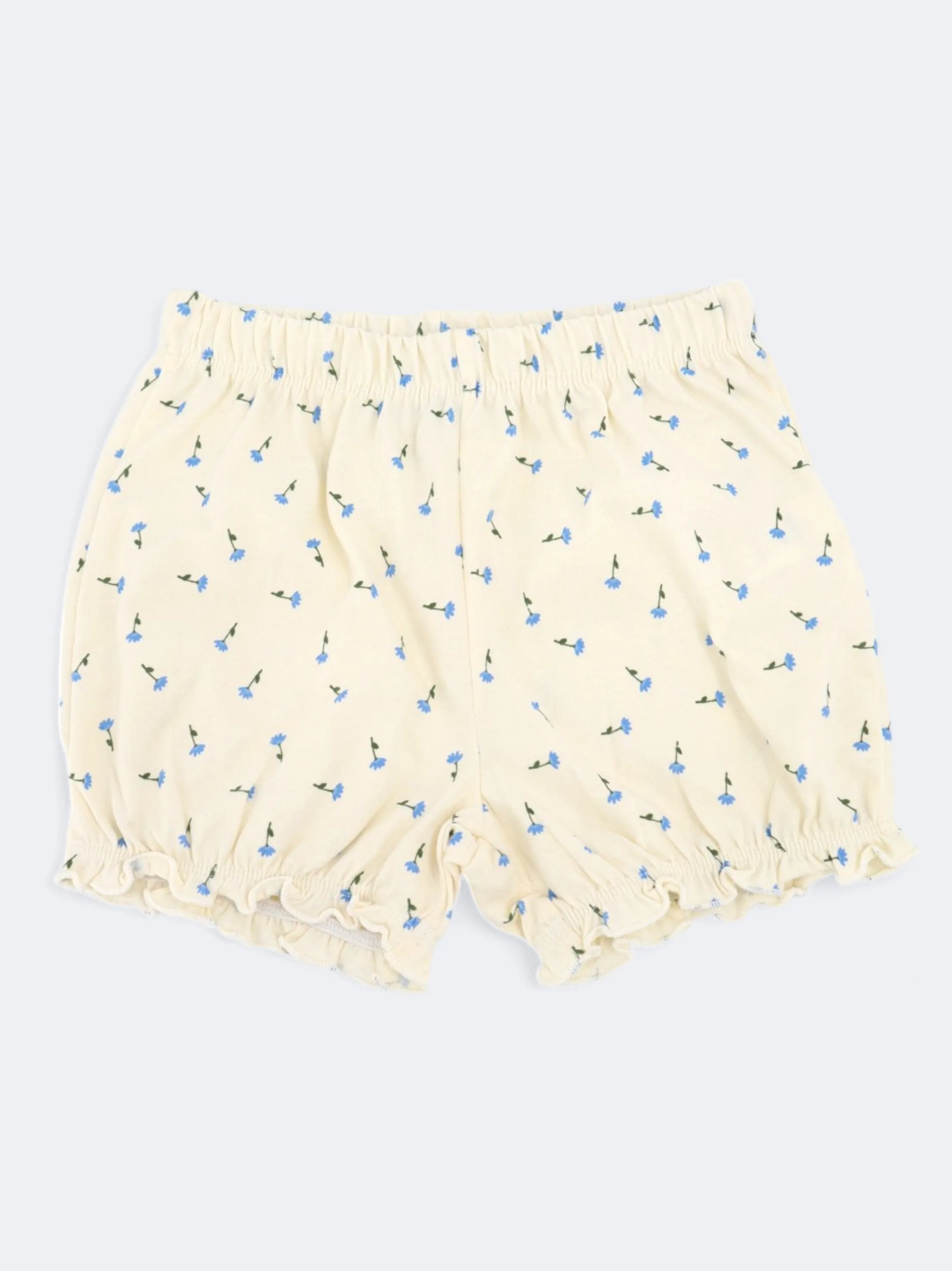 Kids Girl's Printed Shorts,Light Beige