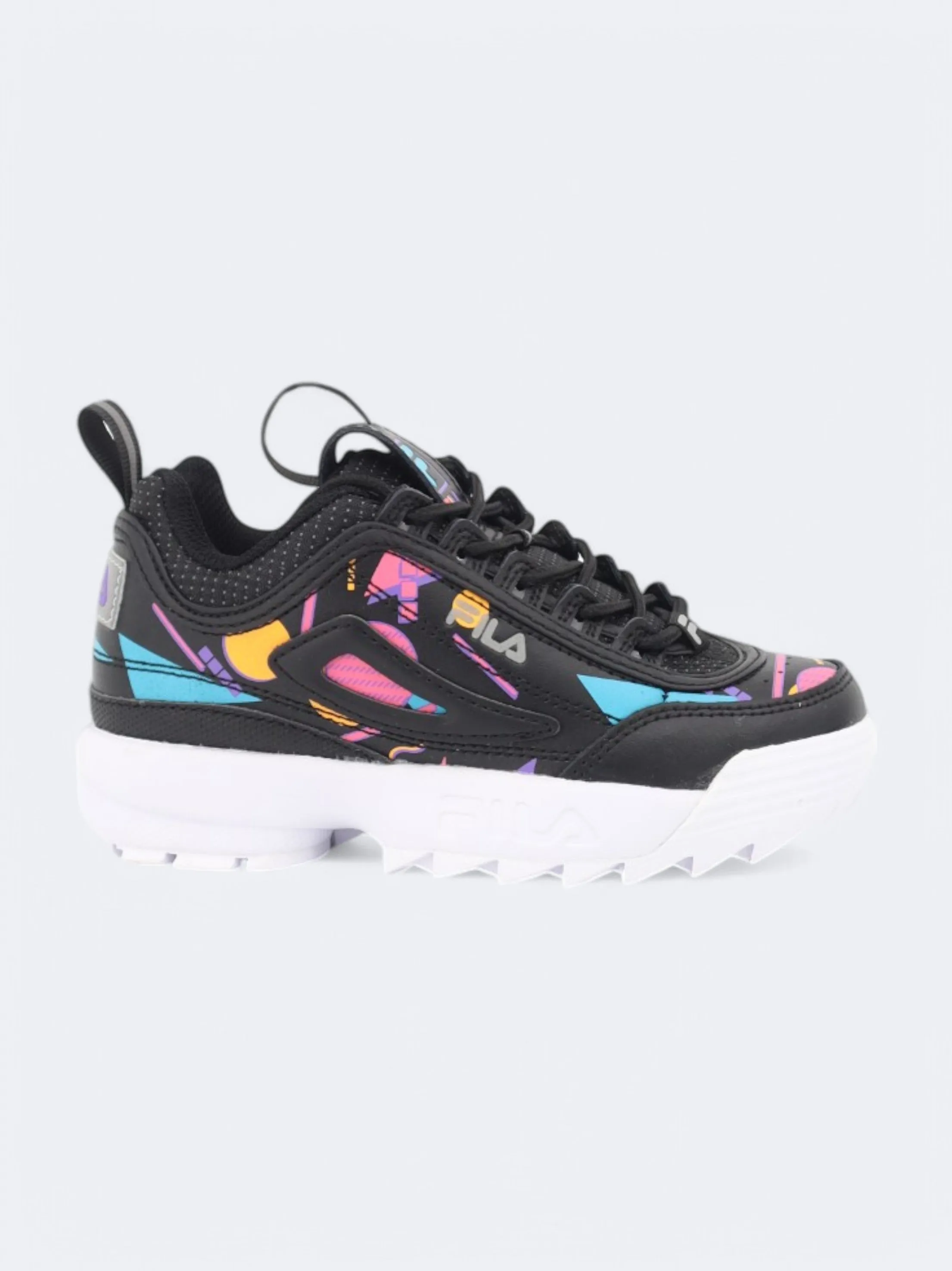 Kids Girl's Printed Sneakers,Black