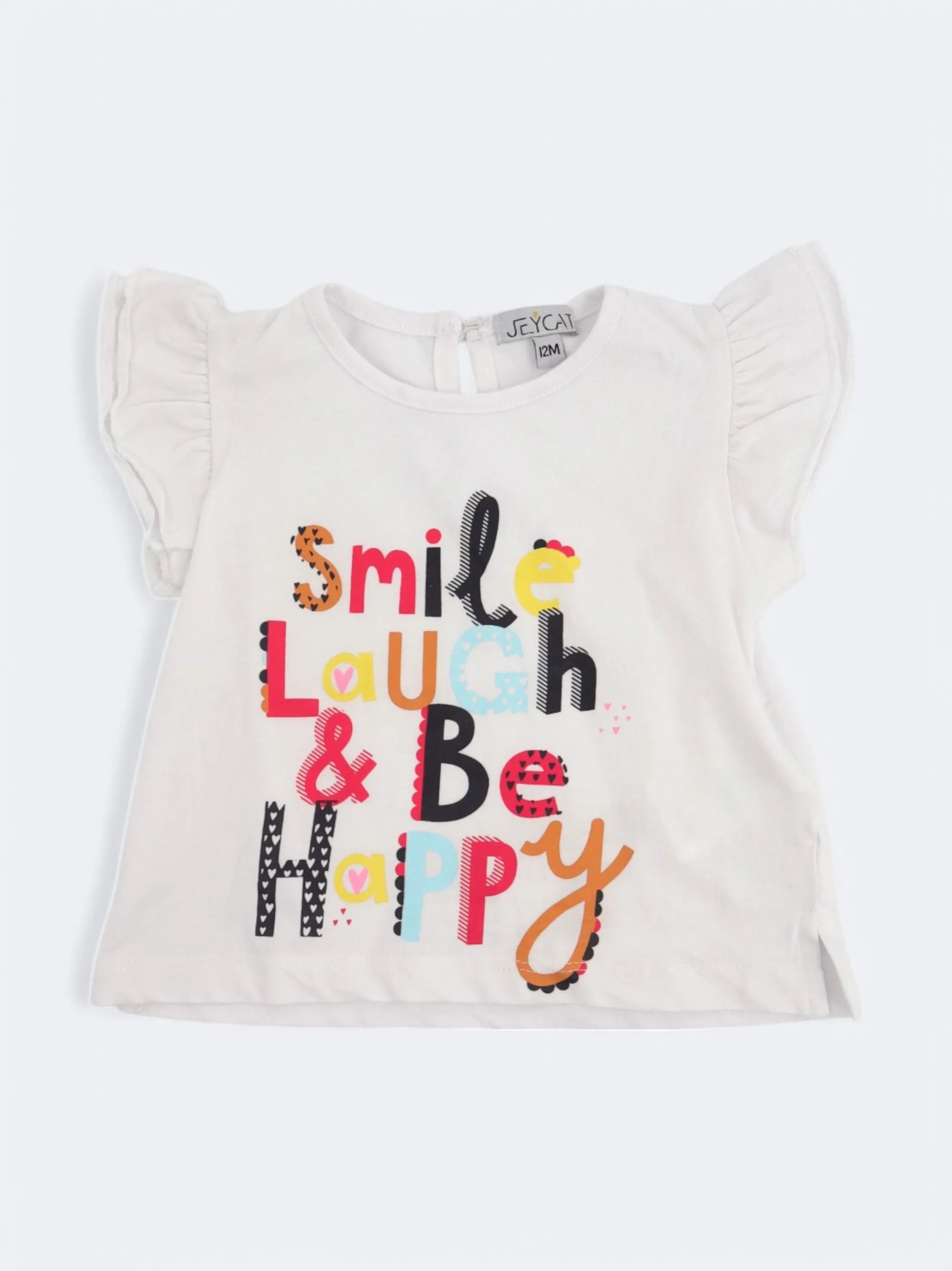 Kid's Girl's Printed T-Shirt,White