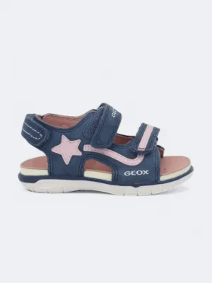 Kids Girl's Textured Sandals,Blue
