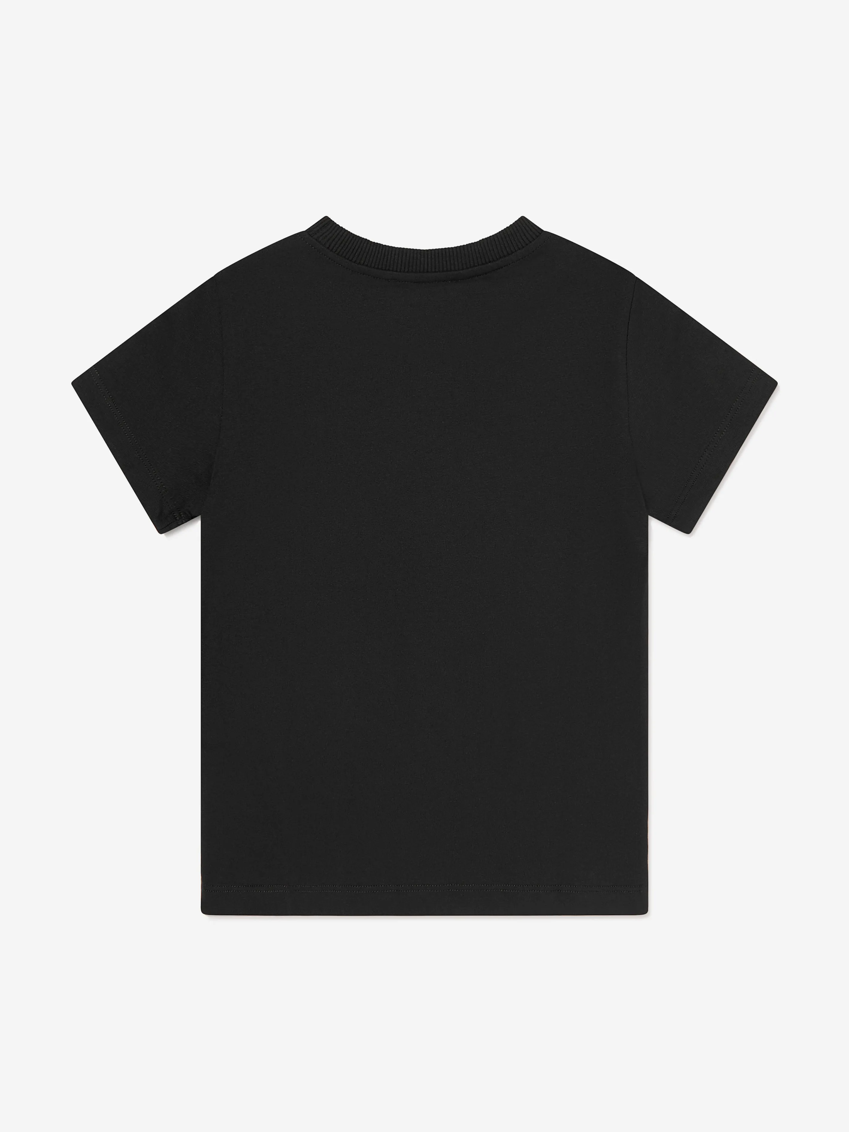 Kids Logo Print T-Shirt in Black