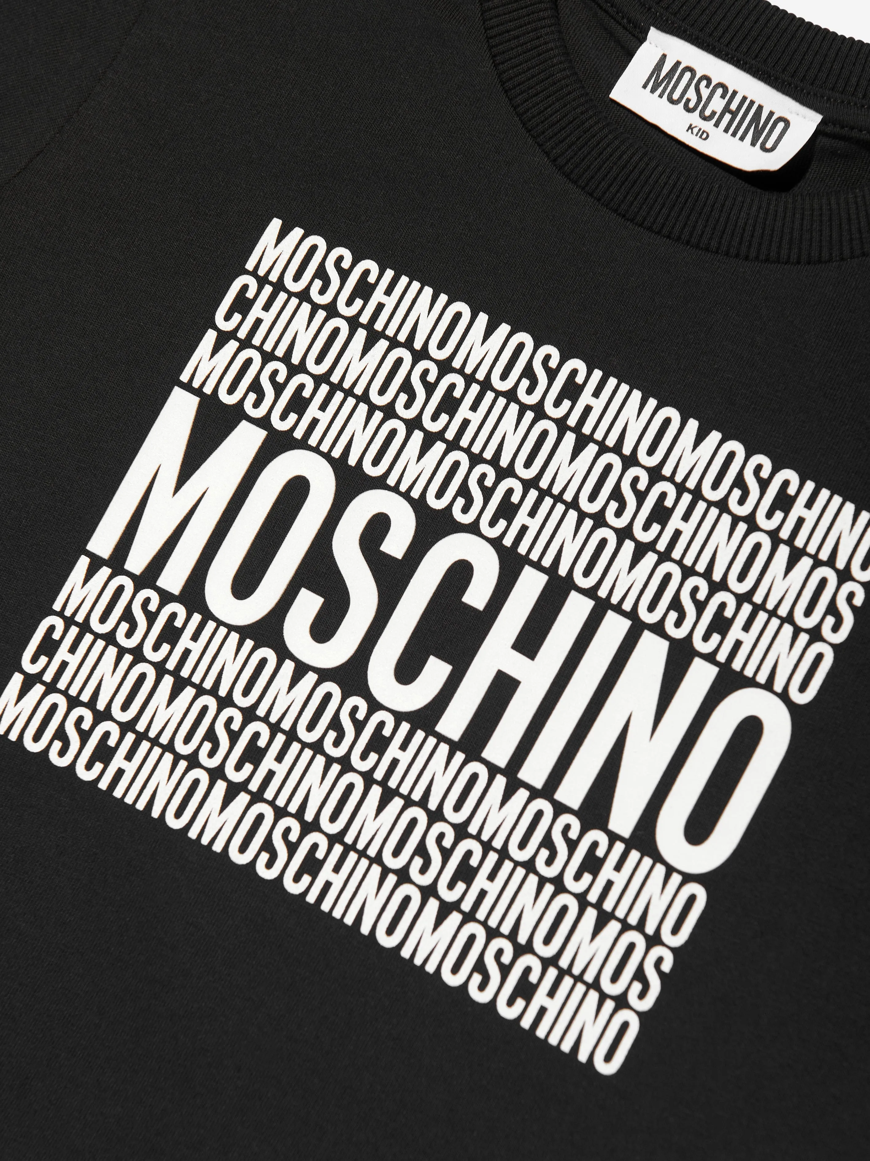 Kids Logo Print T-Shirt in Black
