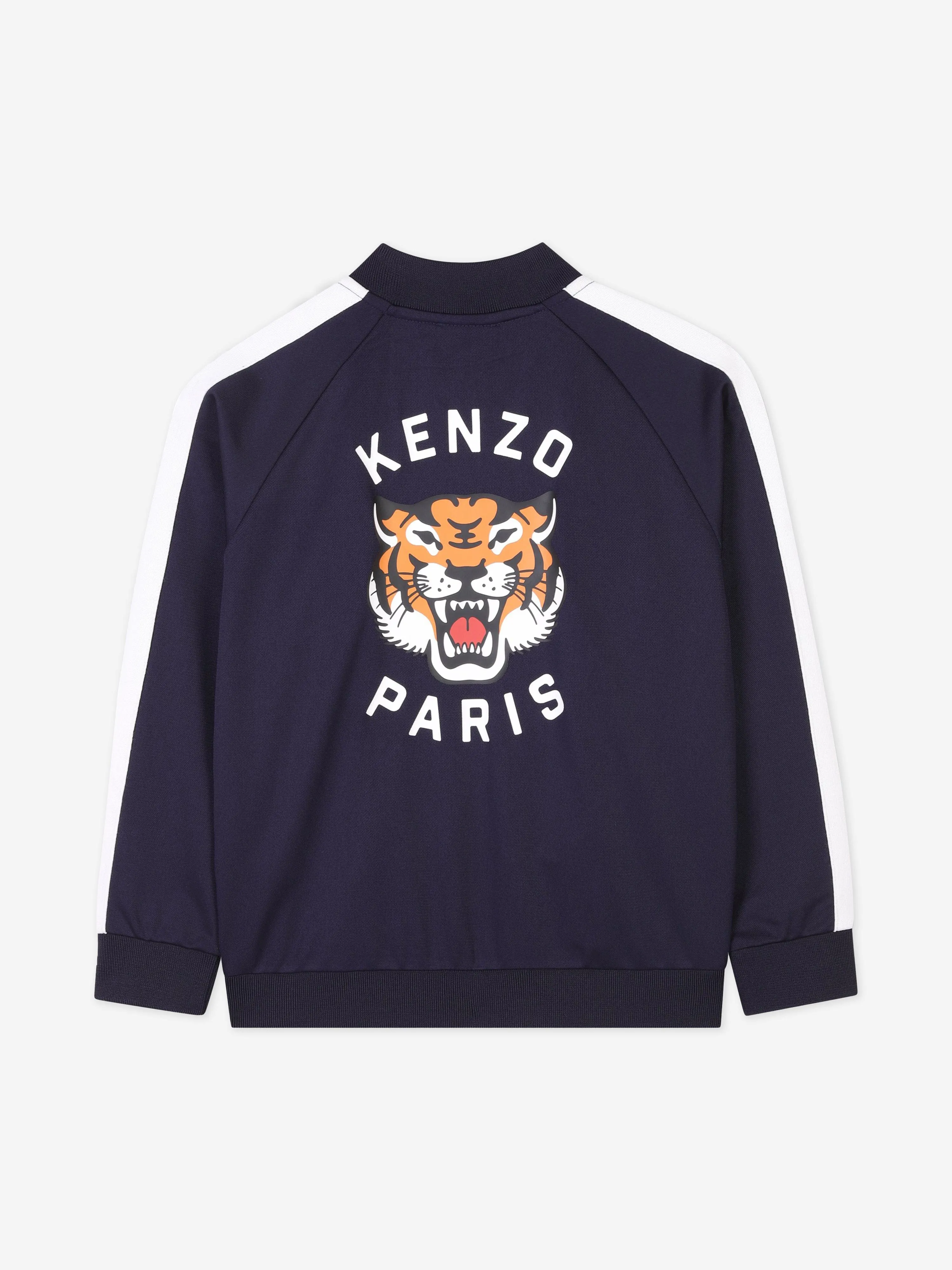 Kids Logo Track Jacket in Navy