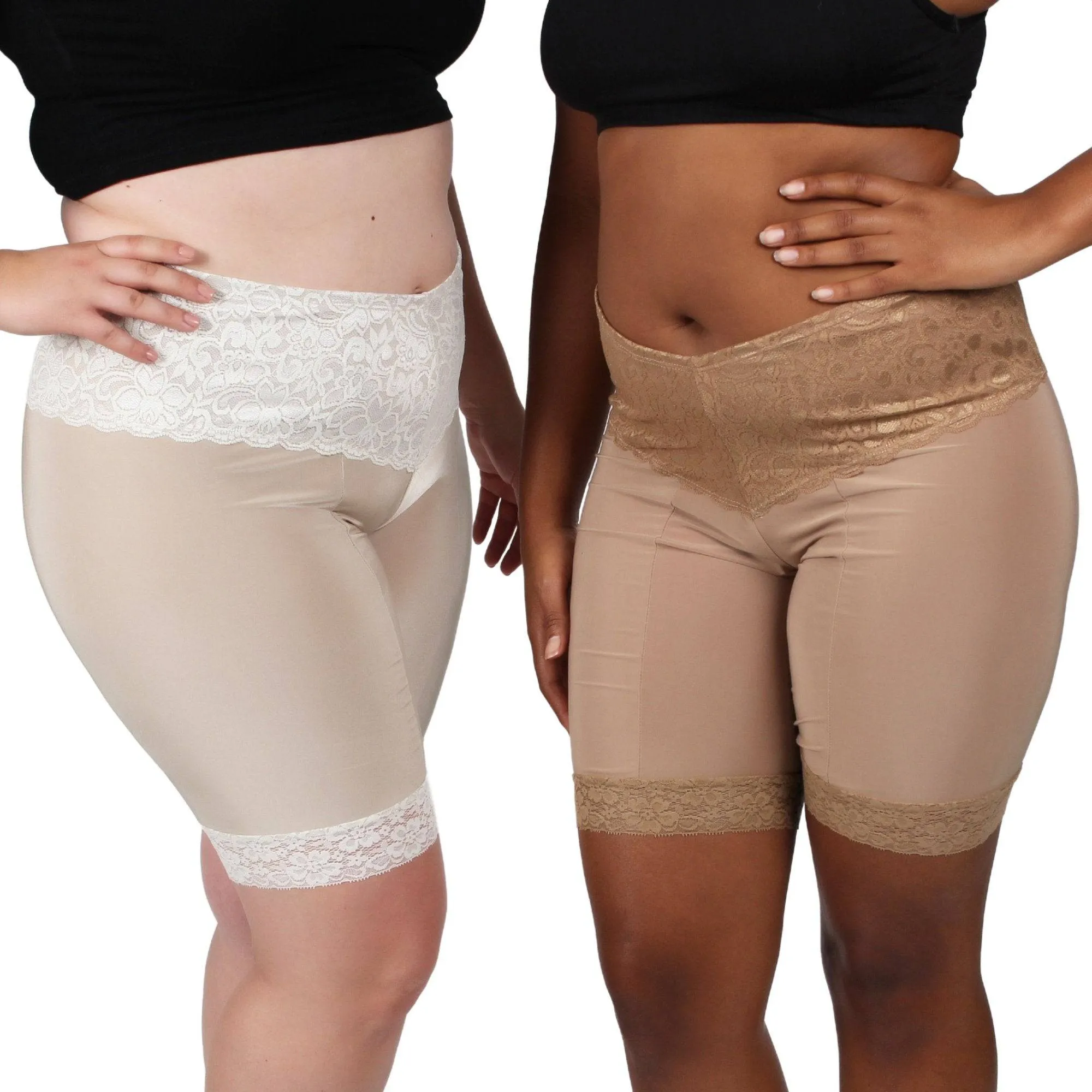 Lace Anti Chafing Shortlette Slipshort 9"