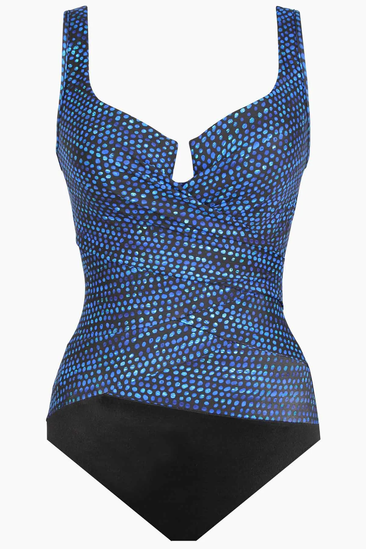 Layered Escape One Piece in Dot Com