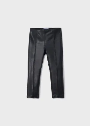 Leatherette Leggings Girl | Mayoral