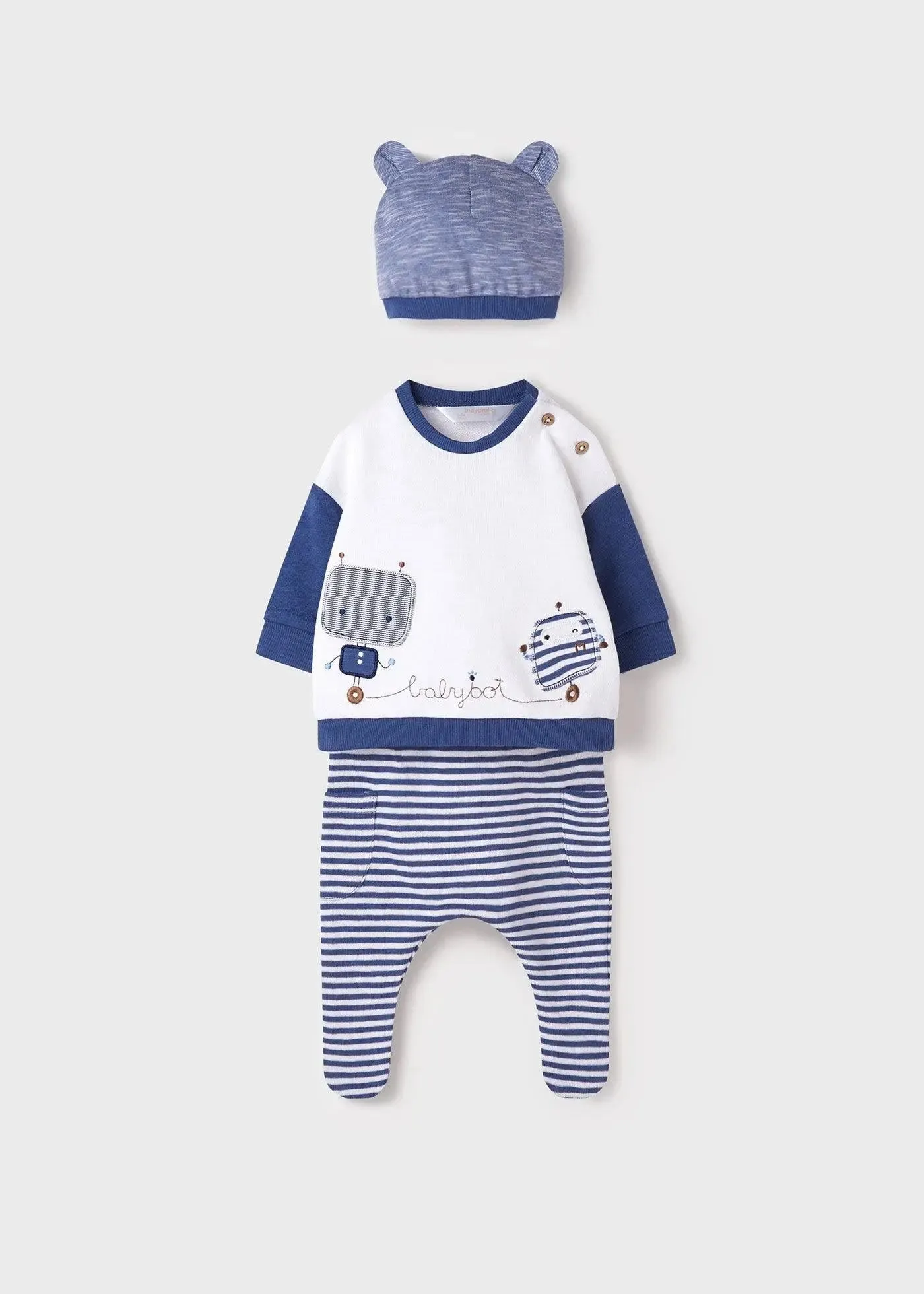 Leg Warmer And Hat Set Newborn Boy | Mayoral