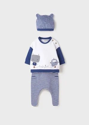 Leg Warmer And Hat Set Newborn Boy | Mayoral