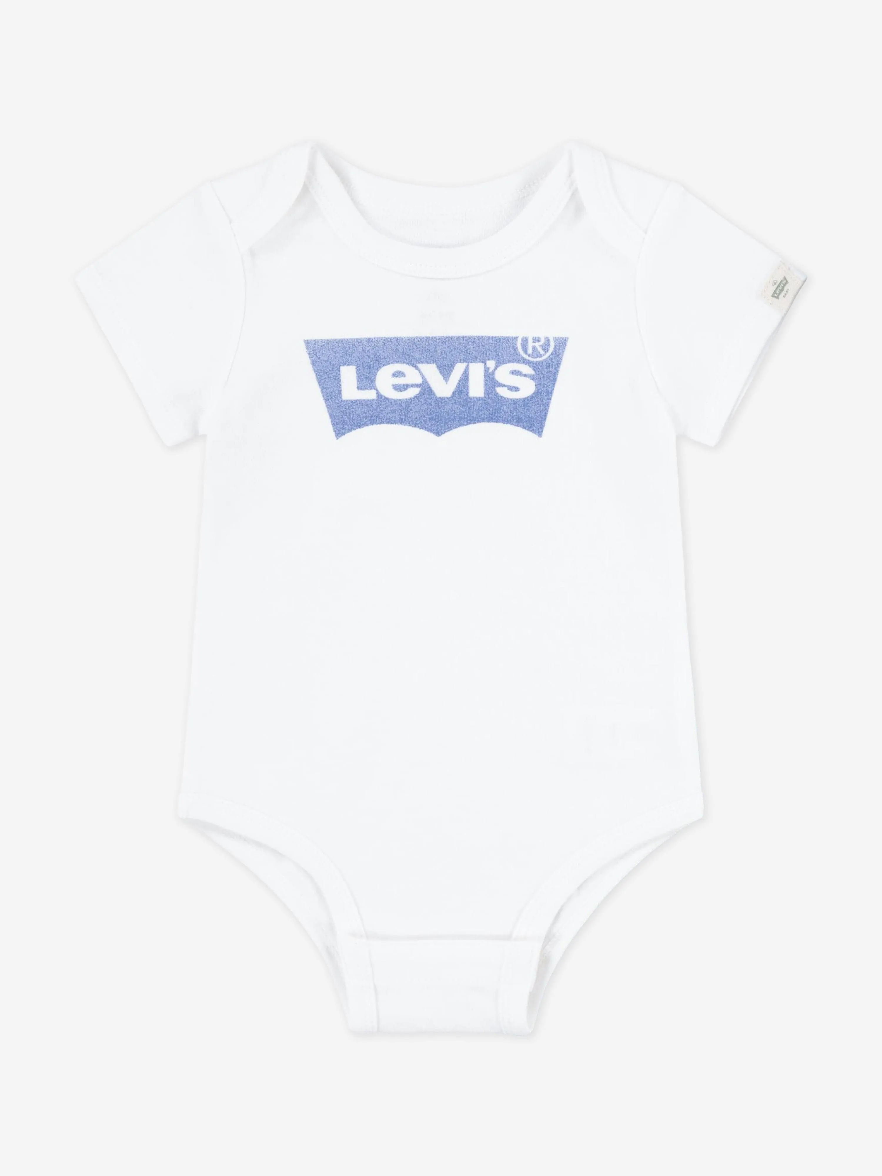 Levi's Baby Boys Batwing Bodysuit Set in White