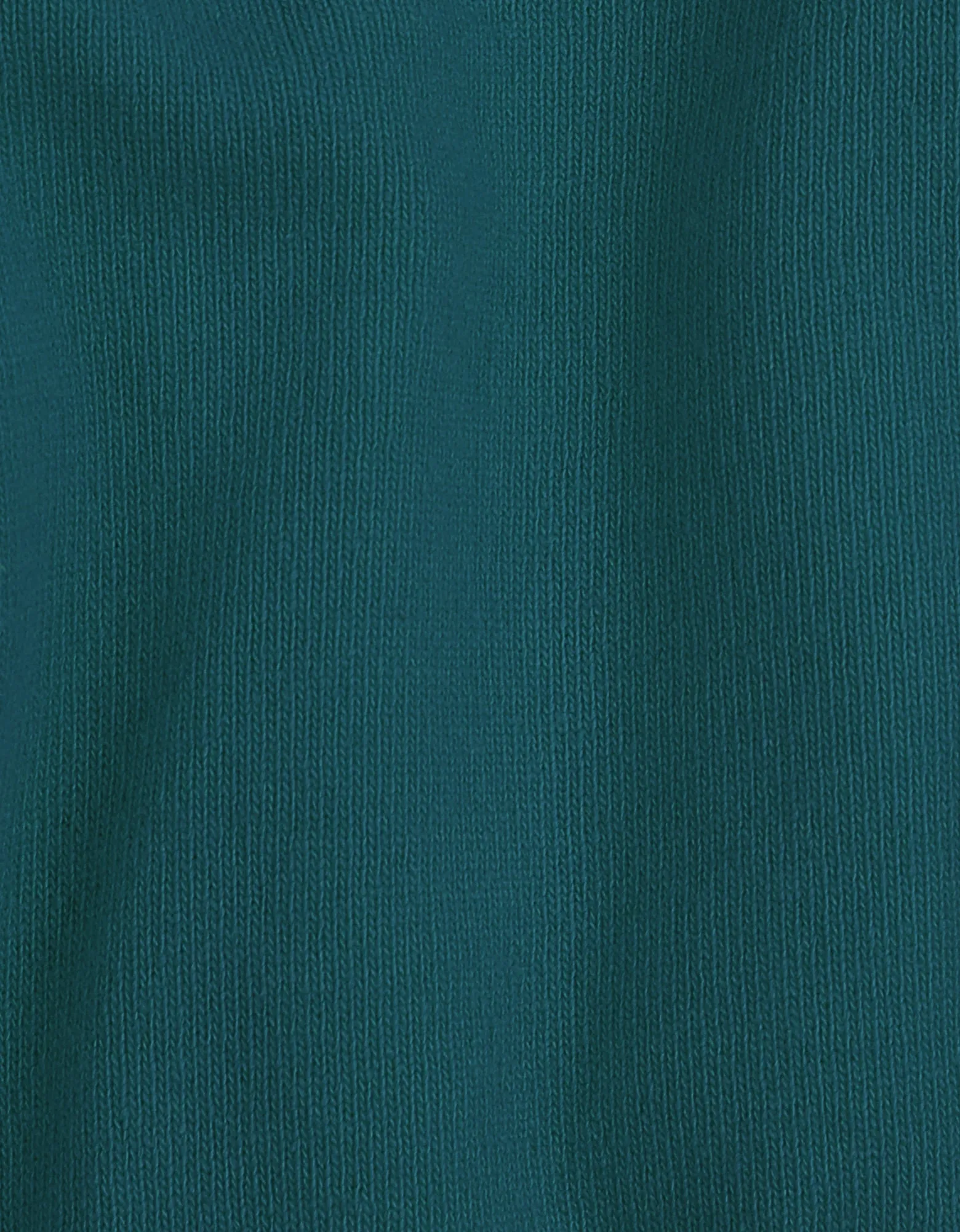 Light Merino Wool Crew - Ocean Green