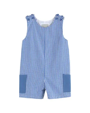 Lil Cactus Gingham Pocket Shortall