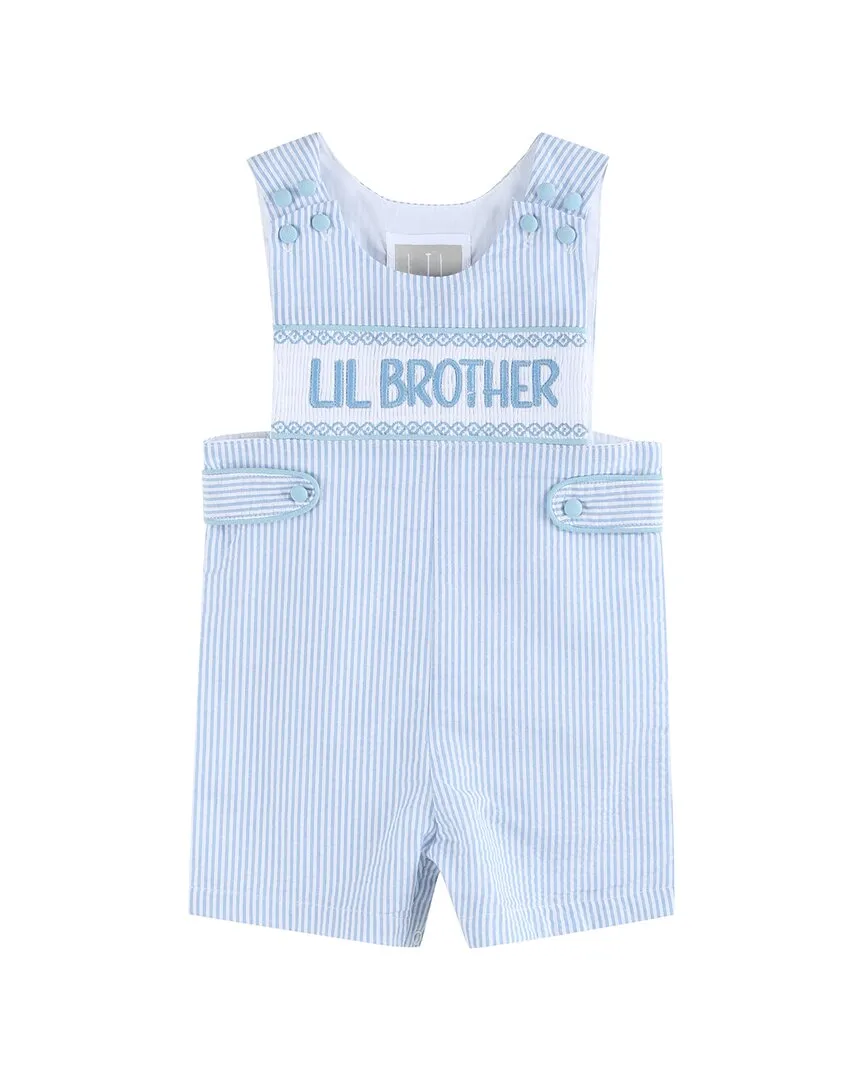 Lil Cactus Seersucker Lil Brother Smocked Jon Jon