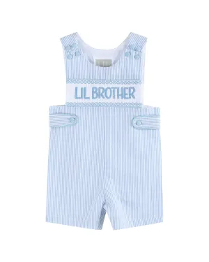 Lil Cactus Seersucker Lil Brother Smocked Jon Jon