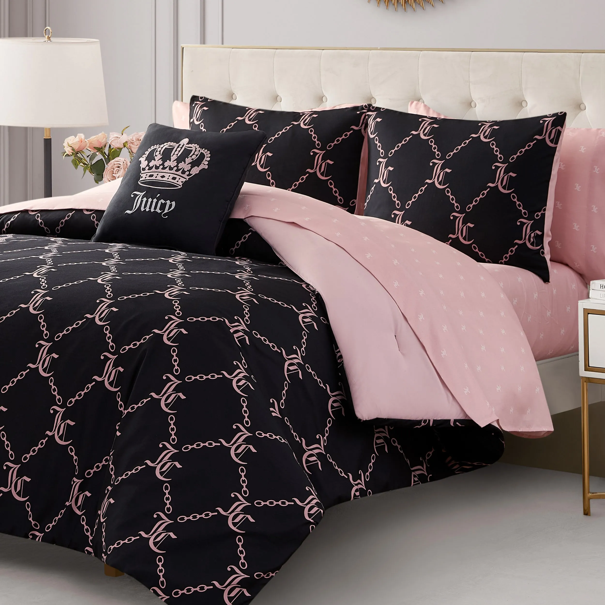 Link Printed Bed in a Bag Bedding Set Juicy Couture