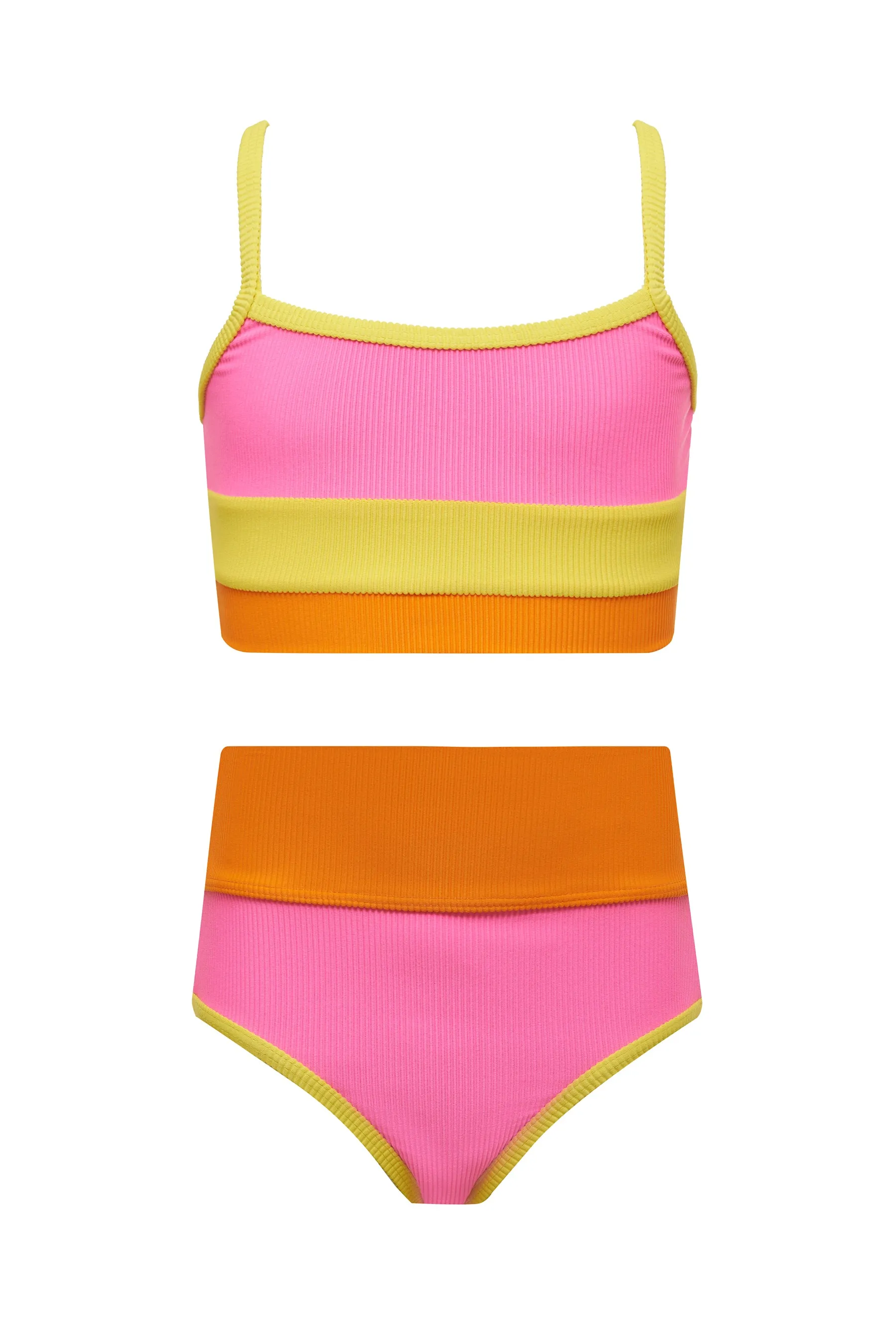 Little Eva & Emie Set Soleil Colorblock Beach Riot