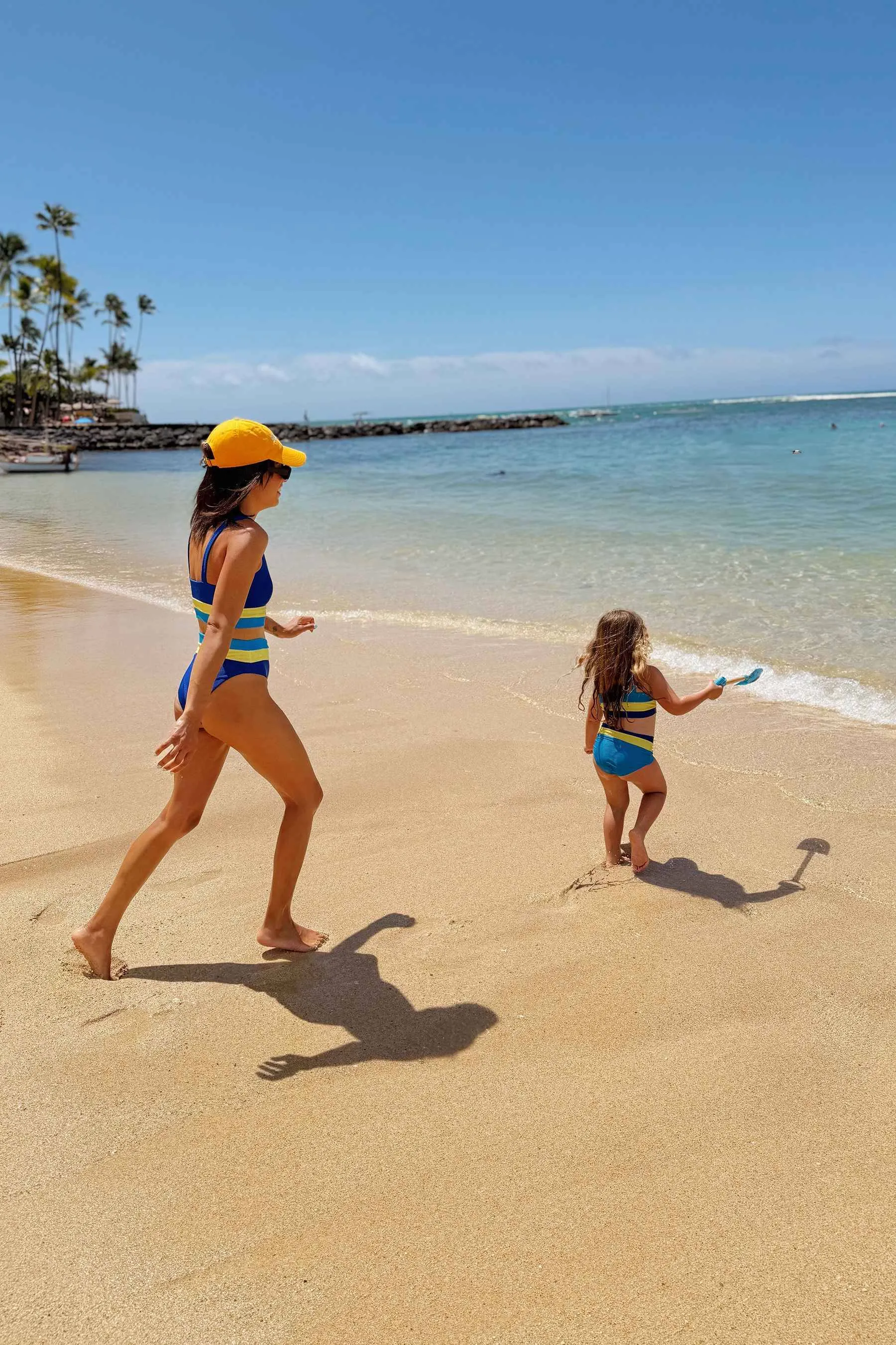 Little Mackenzie & Heidi Set Riviera Colorblock Beach Riot