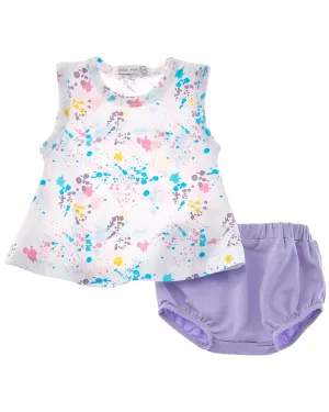 LITTLE MISH 2pc Splatter Heart Swing Tank Set