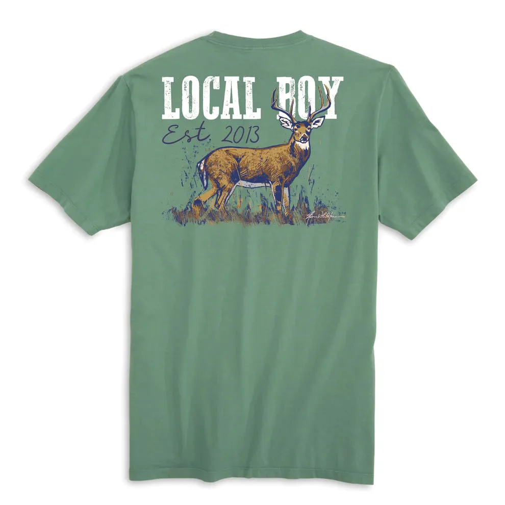 Local Boy Outfitters Men's Broad Side Short Sleeve Pocket T-Shirt