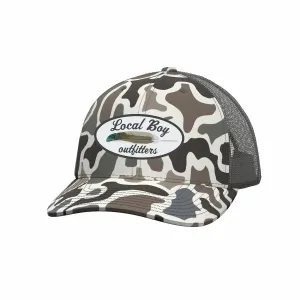 Local Boy Outfitters Wood Duck Feather Patch Trucker Hat