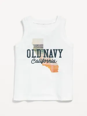Logo-Graphic Tank Top for Toddler Boys