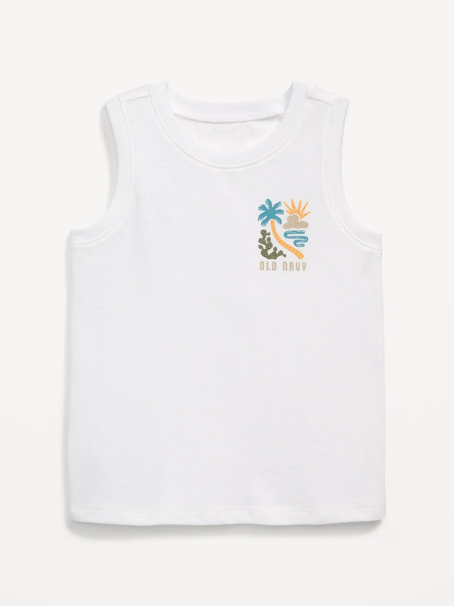 Logo-Graphic Tank Top for Toddler Boys