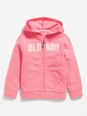 Logo-Graphic Zip Hoodie for Toddler Girls Old-Navy